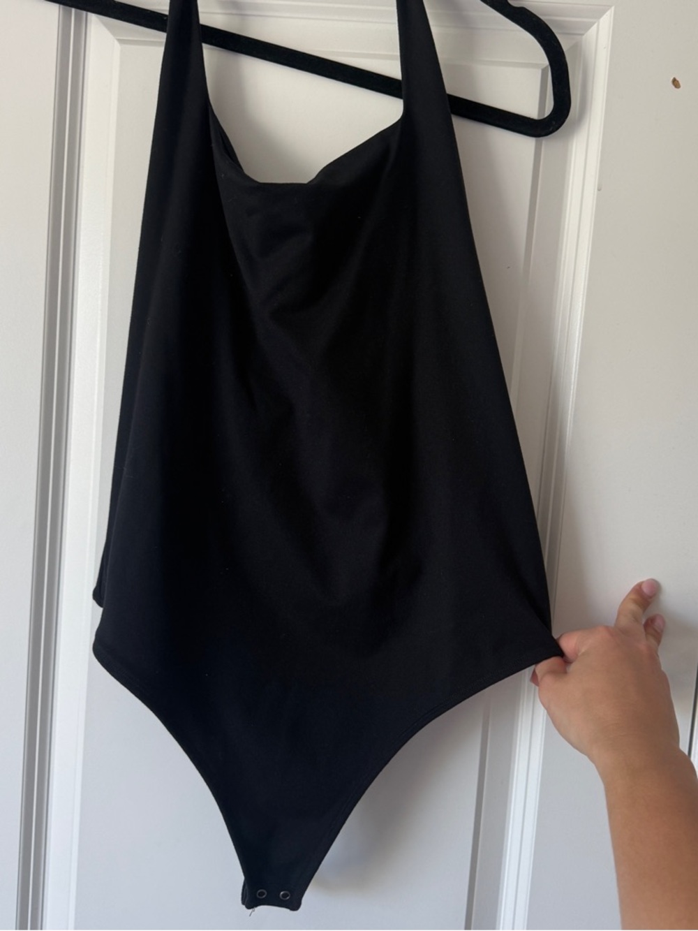 Abercrombie & Fitch Black Halter Bodysuit